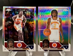2023 Topps McDonald's All American - [2] Aaron Bradshaw Refractors #2 & #50 - Picture 1 of 6