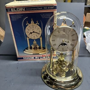 Vintage Elgin Model E1091 Anniversary Clock - Picture 1 of 13