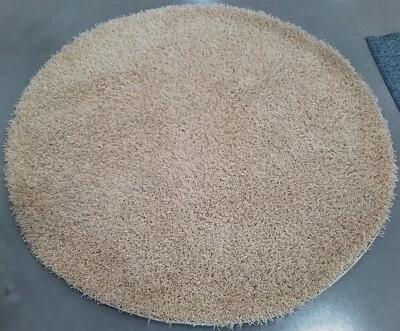 CREME 5'-0" x 5'-0" Back Stain Rug, Reduced Price 1172774380 SG851C-5R - Image 1 of 4