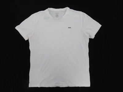 Michael Kors 睡衣 T 恤男式短袖白色 L 码 #B315 — 第 1/4 张图片