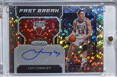 2022 Panini Prizm Luc Longley AUTO FAST BREAK Autographs Holo - Rare - image 1 of 3