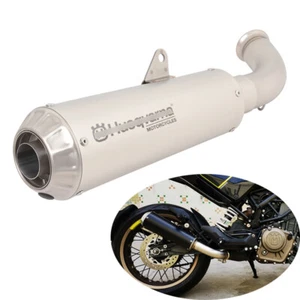 For Husqvarna VITPILEN 401 SVARTPILEN 401 2017-2019 Slip-on Exhaust Muffler Pipe - Picture 1 of 8