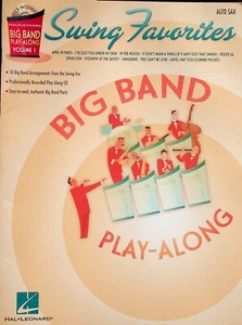 Alto Sax Swing Favorites Big Band Play Along Sheet Music Song Book w/cd - Picture 1 of 6