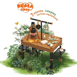Juego de juguetes de equipo de camping para niños Contixo con rejilla de mesa interior exterior juego de simulación - Imagen 1 de 9