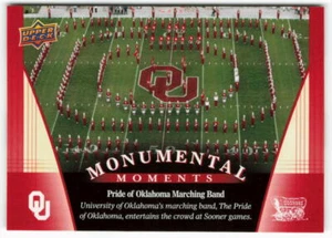 Banda Marchante 2011 Upper Deck Universidad de Oklahoma Momentos Monumentales - Imagen 1 de 2