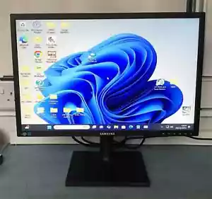 monitor 22" inch Samsung S22E450BW 22" Full HD LED PC Screen DVI-D VGA - Picture 1 of 4