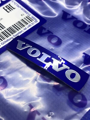 Logo Abzeichen Volvo XC60 S60 Airbag Lenkrad 31467395 46x10mm S40 V70 V60 V90 - Bild 1 von 4