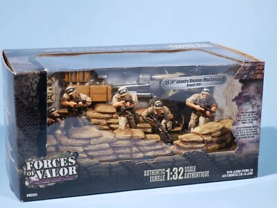 Forces Of Valor 1:32 US 24th Infantry Div (mechanised) Kuwait 1991 No 83001 *NEW - Image 1 of 4