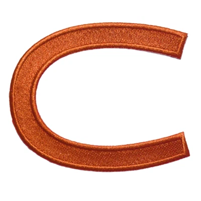 3.5" Large Letter "C" Sew On Patch *NEW* - Image 1 of 3