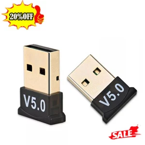 USB Bluetooth5.0 Wireless Audio Music Stereo Adapter Dongle receiver For TV NEW - Photo 1/20