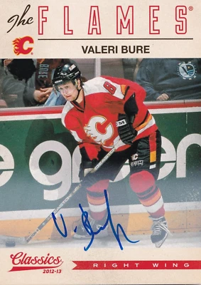 2012-13 Classics Signatures Autographs #54 Valeri Bure - Image 1 of 2
