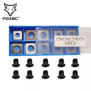 Dewalt 15x 15 x 2.5mm R150 Carbide Inserts For Byrd DW735 DW735X 10pcs - Picture 1 of 1