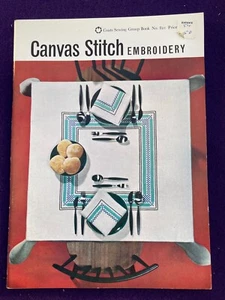 CANVAS STITCH EMBROIDERY COATS SEWING GROUP MID CENTURY MODERN - Picture 1 of 12