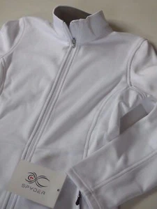 Women's SPYDER 657 VOILA CORE SWEATER JACKET WHITE color size UK L BNWT - Picture 1 of 10