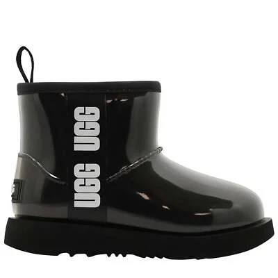 [1112386K-BLK] Kids UGG CLASSIC CLEAR MINI - Image 1 of 4