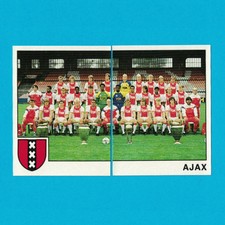 AJAX - 2 PANINI VOETBAL 89 STICKERS - TEAM AJAX - FROM BOER - ULTRA RARE