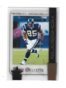 Antonio Gates 2005 R & S Bronze Slideshow Card, # SS-20, #701/1250 - Picture 1 of 2