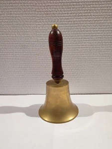 Ancienne petite cloche d'école, Clochette, Laiton - Picture 1 of 10