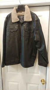 Chaqueta para hombre Brave Soul de etiqueta negra - motociclista. Chaqueta Bomber - Platter Marrón Oscuro - Imagen 1 de 8
