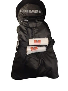 Black Eddie Bauer Large Dog Jacket Comes With 2 Bones - Picture 1 of 4