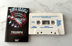 Triumph Rock N Roll Machine CASSETTE Tape 1983 MCAC-537269 Rik Emmett RARE! OOP! - Picture 1 of 3