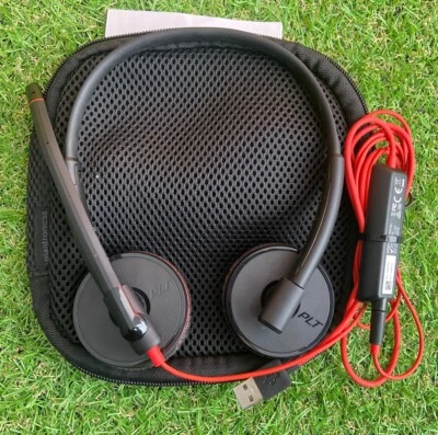 Plantronics Blackwire C3200/C3225 Stereo USB-A & 3.5mm PC Computer Headset - Image 1 of 4
