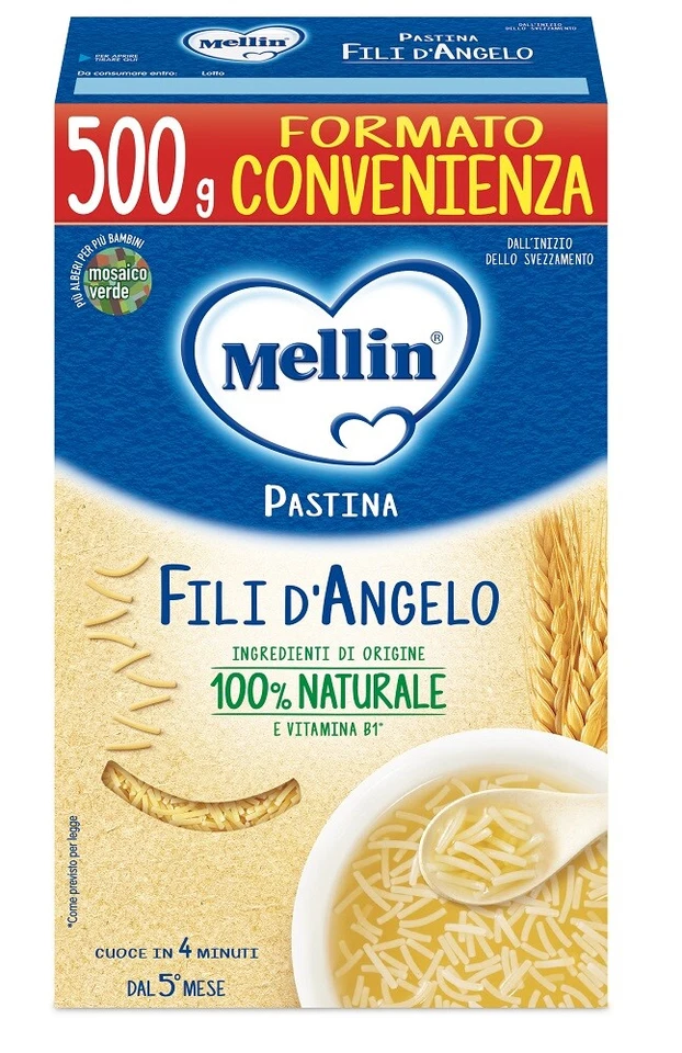 DANONE NUTRICIA SPA SOC.BEN. Pastina Fili D'angelo Mellin 500g