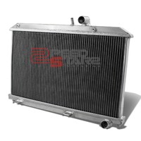 2-ROW ALUMINUM CHROME RACING COOLING RADIATOR FOR 2004-2011 RX8/RX-8 SE3P MANUAL