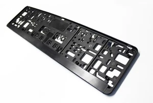 Universal European Euro License Plate Holder Frame Trim Surround Tag Bracket DIN - Picture 1 of 4