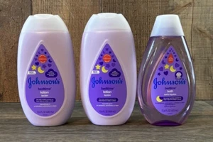 Johnson's Baby Kit: 1 Bedtime Calming Shampoo & 2 Bedtime Lotions (13.6 Oz Each) - Picture 1 of 5