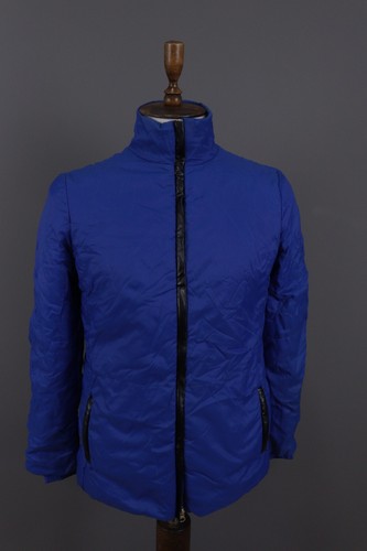 VALENTINO JEANS Giacca Blu Zip Taglia M 44 USA 8