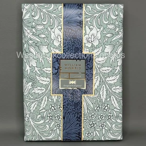William Morris QUEEN 3-teiliges Set aus Bettbezug & Kissenbezug ~ GARTENTON IN TON ~ MEERSCHAUM - Bild 1 von 8