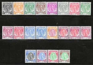 Kelantan Malaya 1951-55 Scts #50-#70, Set (20 of 21 Issues), M/VLH, VF+, FOG - Picture 1 of 2
