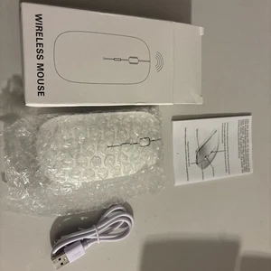 Dual Mode 2.4G Wireless Bluetooth Rechargeable Mouse Mice For Laptop PC Computer - Picture 1 of 2