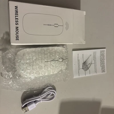 Dual Mode 2.4G Wireless Bluetooth Rechargeable Mouse Mice For Laptop PC Computer - Image 1 of 2