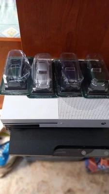 lotto modellini auto 1:43 Jaguar E Type,morgan,aston Martin,austin Haley - Immagine 1 di 4