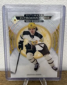 2023-24 Upper Deck Ultimate Collection Introductions Jonathan Gruden Rookie RC - Bild 1 von 2