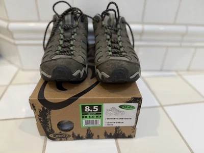 Oboz Women's Sawtooth Low Clover Green Shoes, Size 8.5, for Outdoor Trail Hiking - Image 1 of 4