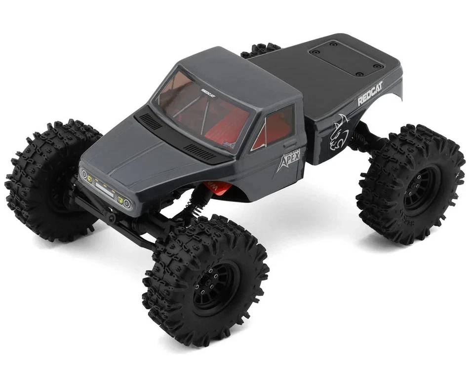 Redcat Ascent-18 Apex 1/18 4WD RTR Brushless Rock Crawler Dark Metallic Gray - Image 1 of 4