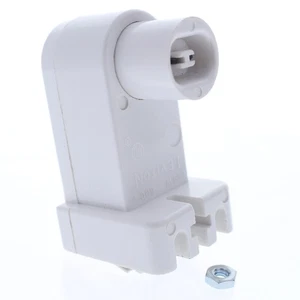 Leviton White High Output T8 T12 Fluorescent Plunger Lampholder Light Socket 488 - Picture 1 of 5