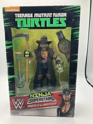 Playmates Toys Teenage Mutant Ninja Turtles Superstars Donatello WWE Undertaker - Изображение 1 из 4