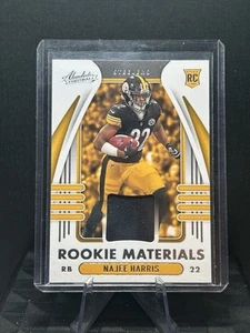 2021 Panini Assoluto - Absolute Rookie Materials Najee Harris #ARM-NHA (MEM, RC) - Foto 1 di 2