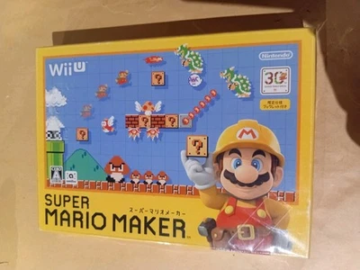 SUPER MARIO MAKER Wii U Limited Boxed NIintendo For JP  - Image 1 of 4