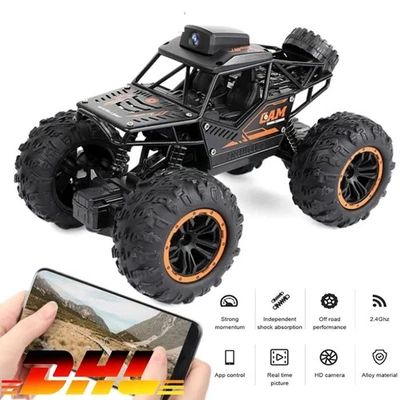 2.4 GHz Ferngesteuertes RC Fahrzeug Auto Rennauto Kinder Spielzeug WIFI Kamera - Bild 1 von 4