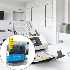 High Yield Ink Cartridge For LC223 LC221 Printers Waterproof Photo Print - Picture 1 of 12