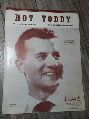 Sheet music for song Hot Toddy Herb Hendler Ralph Flannagan Victor Records 1953 - Image 1 of 4