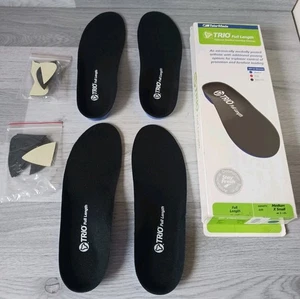 Trio Full Length Triplanar Rearfoot Inverting Orthotic Soles X Small Uk 3-4.5 - Picture 1 of 24