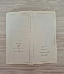 DDR Gedenkblatt 25 Jahre DDR Briefmarken ×1114× - Bild 1 von 5