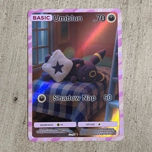 Cosmo Wanderer Yellow Pluto Village Umblun Umbreon 21 Fan Art 1st Ed Rare - Picture 1 of 2