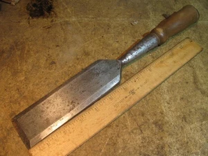 Vintage Sampson 2" abgeschrägte Kante Meißel Holz Steckschlüssel Griff - Bild 1 von 5